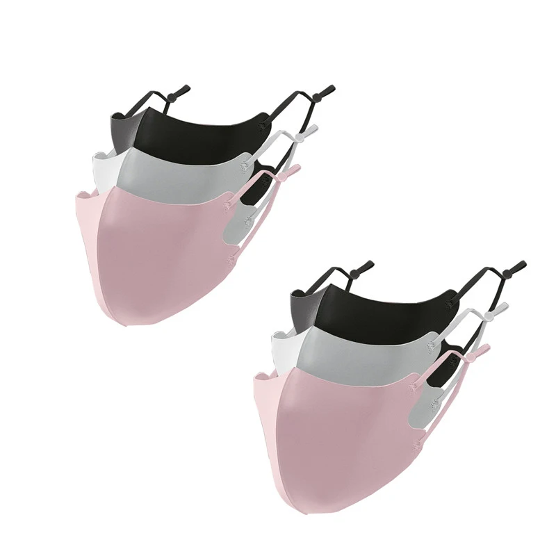 3 шт./упак. взрослых защитная маска для лица с охватом многоразовый моющийся