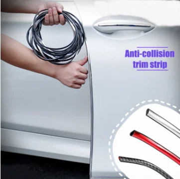 Защитные полосы из углеродного волокна с резиновыми краями для автомобильных