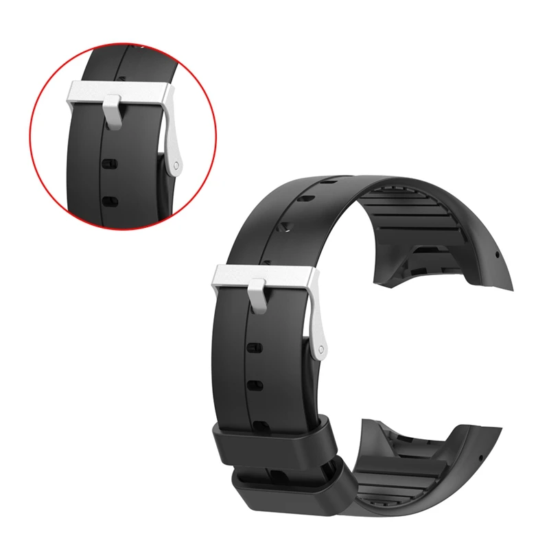 

Sport WatchBand Strap ForPOLAR M400/M430 Watch Band Soft Silicone Replacement Bands Strap for POLAR M400/M430 Strap Black