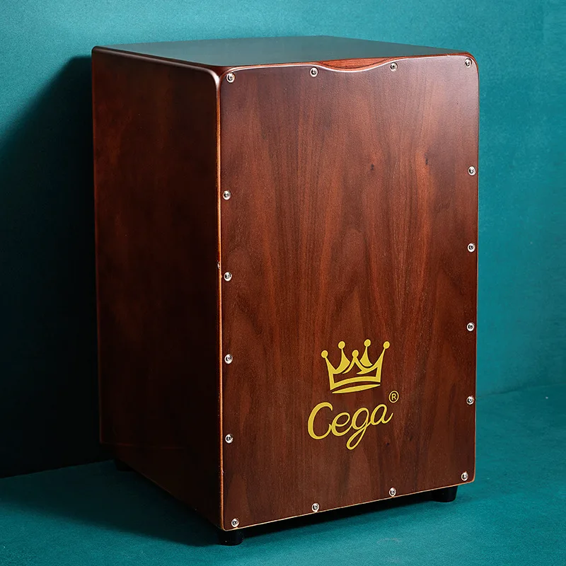 

Деревянная коробка для гитарных струн, барабан, ручной барабан, ударный инструмент, черный орех, кахон, барабан без барабана