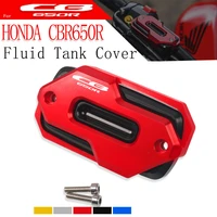 for honda cb650r cbr650r 2019 2021 2020 motorcycle accessories cnc aluminum front brake reservoir fluid tank cover oil cap