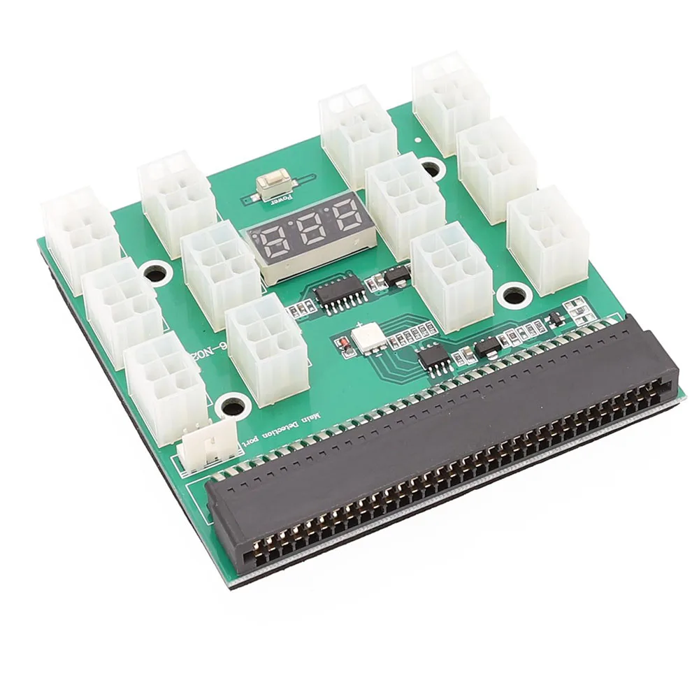 Блок питания PCI E 12В 64 контактный к 12x 6Pin серверный адаптер разделочная плата для HP