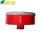 Алмазная коронка SHDIATOOL, вакуумное сверло с алмазным напылением 115 мм x 10 мм, М14, из гранита, мрамора, керамики