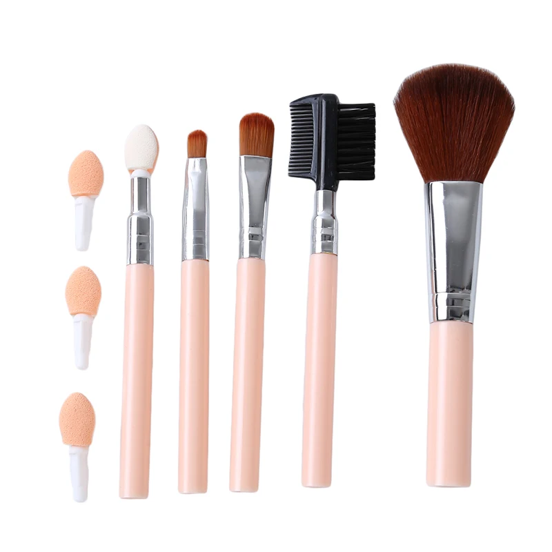 Набор кистей для макияжа 5 шт. дорожный набор теней век бровей подводки основы