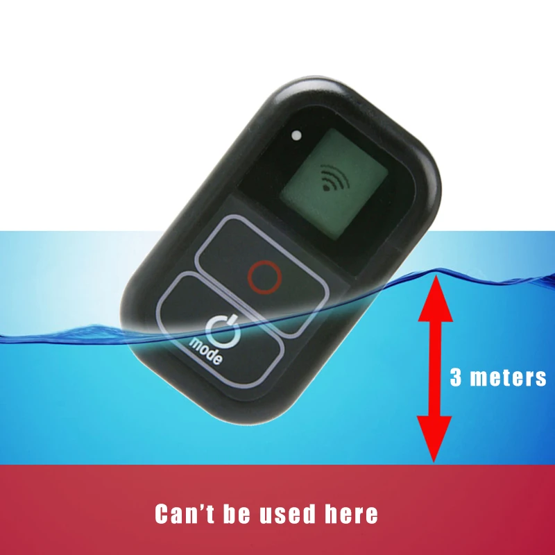 Водонепроницаемый пульт дистанционного управления Wi Fi для камеры Gopro Hero Max 8/7/6