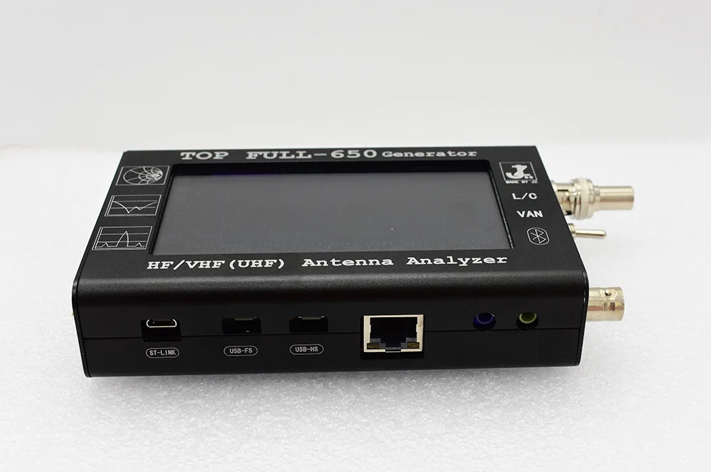 4,3 дюймовый сенсорный экран HF/VHF/UHF lcd 0,1-1300 MHz 1,3 GHz ANT SWR векторный антенный анализатор с аккумулятором 3000mAh