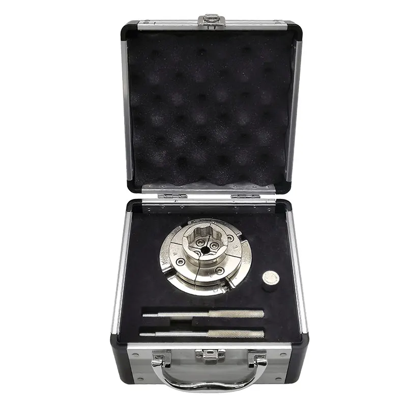 

Nickel Plated 4 inch/100mm TYPE-F 4 jaw self-certening chuck set Wood Turning Lathe Chuck Set