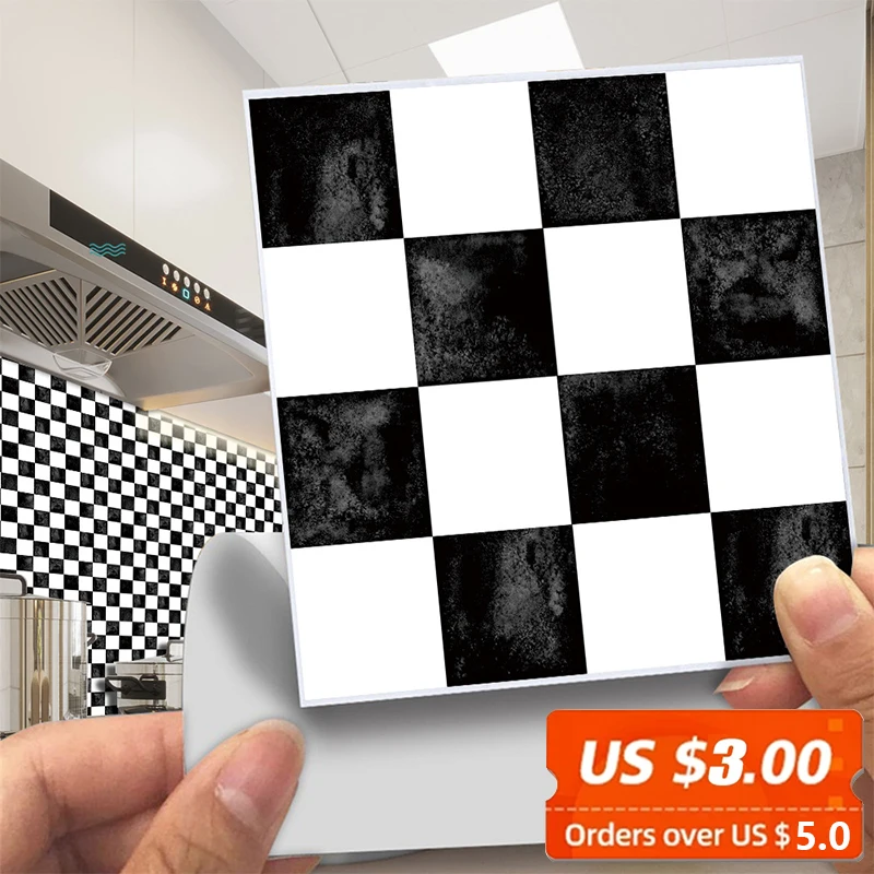 

10pcs/set Crystal Hard Tiles Ceramics Wall Sticker Kitchen Bathroom Home Decor Wallpaper 10x10cm Art Mural Wall Decals