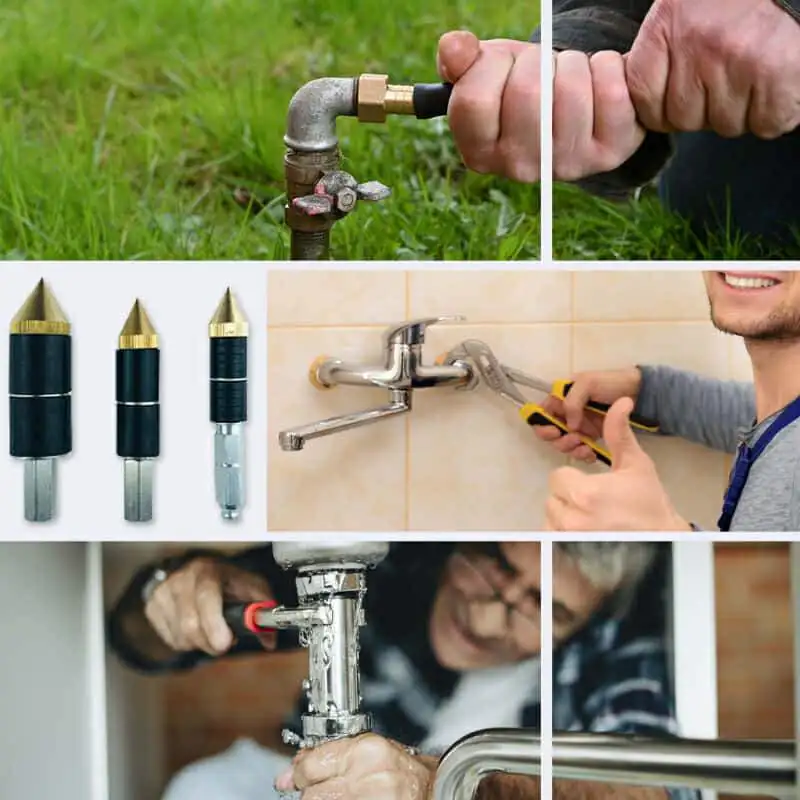 

Hot-melt Water Stop Pin Kitchen Bathroom Repair Plumbing Tool Set