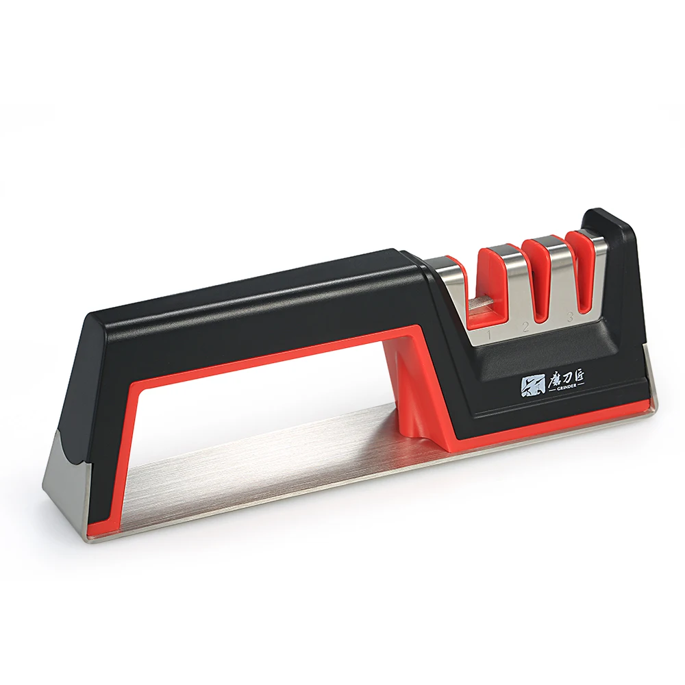 

Professional Knife Sharpener Diamond 3 Stages Knife Sharpener Fine Coarse Knife Sharpening Tool Handheld Knife Scissors Blade