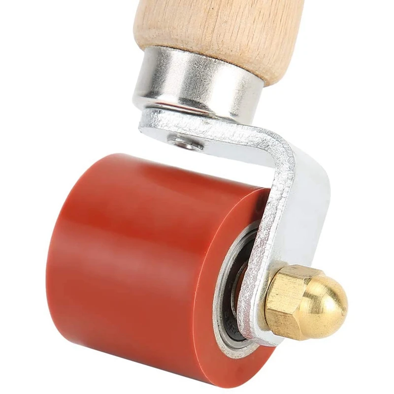 

Hand Pressure Roller, 28mm Silicone Pressure Roller Rolle for PVC/TPO/EPDM Roofing Tools Flooring Tools Welding Tool