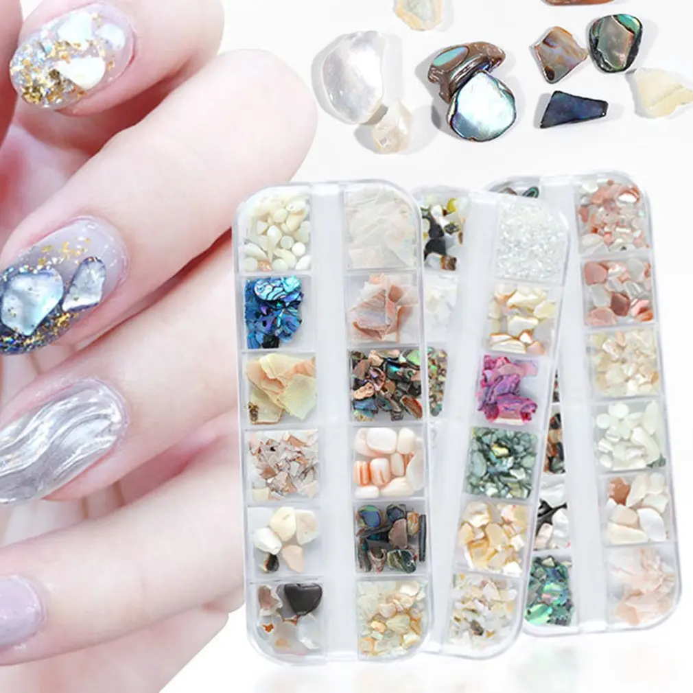 

Nail Art Nail Art Natural Shell Piece Abalone Thick High Brightening Nail Art Jewelry Set Manicure Art Decoration