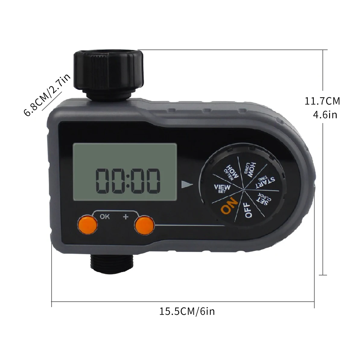 

Smart Automatic Electronic Digital Water Timer Irrigation Controller System With LCD Display Home Irrigation Timer