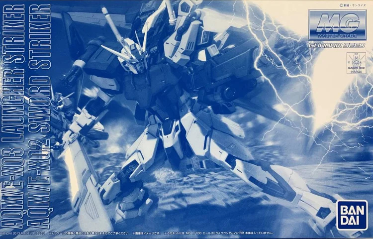 Bandai-modelo Original PB MG 1/100 HD Strike Gundam RM, LAUNCHER, paquete de accesorios para espada-0