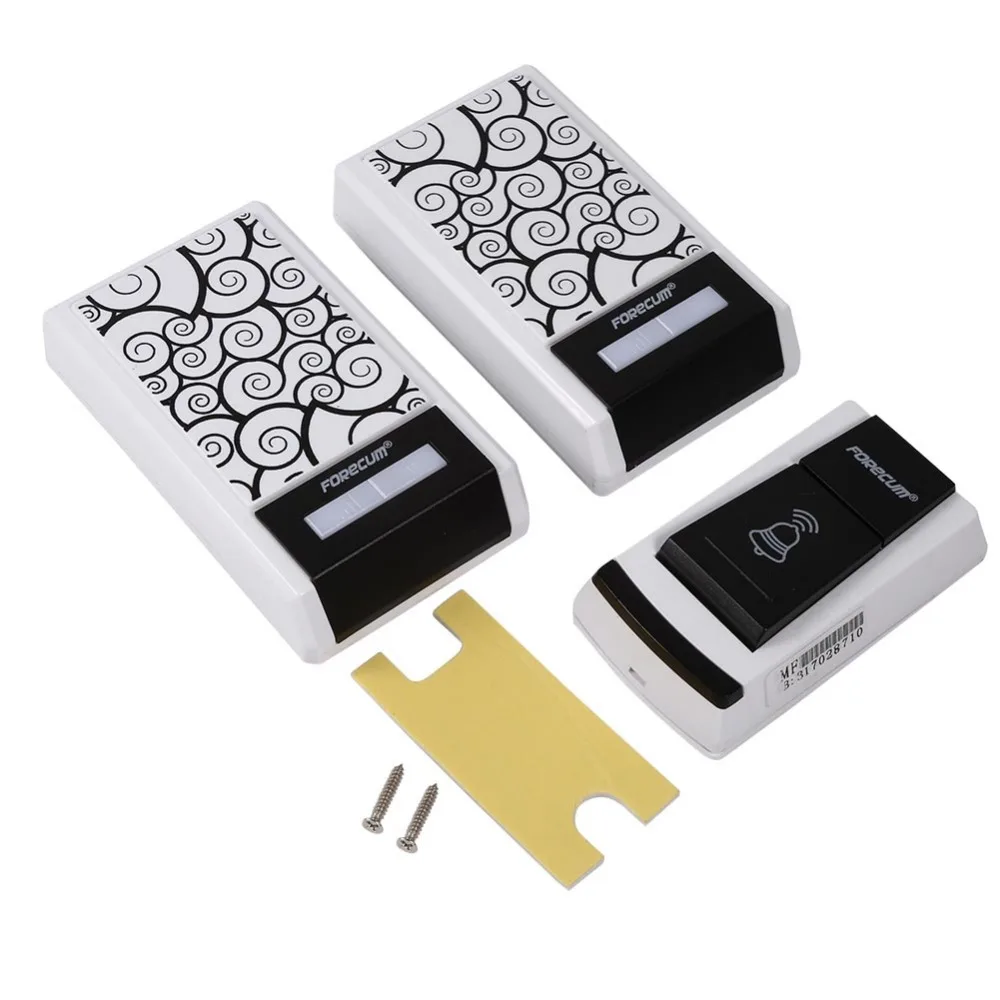 

2019 Wireless Doorbell 20-80db Remote Control Doorbell Waterproof Door Bell 100m Range for Home Security Free Shipping