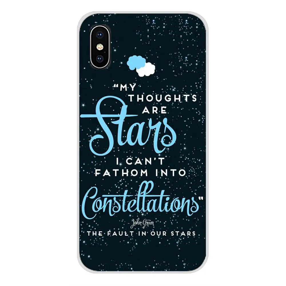For Samsung Galaxy J1 J2 J3 J4 J5 J6 J7 J8 Plus 2018 Prime 2015 2016 2017 Soft Cover Bag The Fault In Our Stars Novel Quote Okay | Мобильные