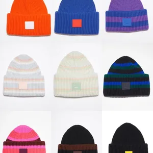 2022 AC  Smiling face Beanie Skull Caps knitted Cashmere Eye Warm Couple Lovers Acne Hats Tide Stree in USA (United States)