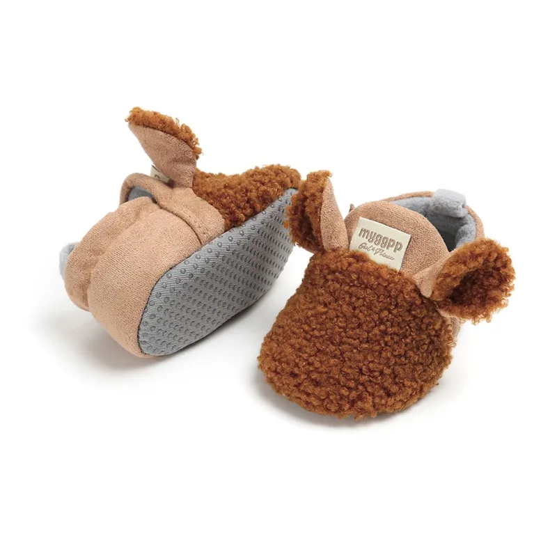 

2021New Fashion Winter Baby Shoes Toddler Newborn Infant Crawling Shoes Sweet Princess Warm Anti-Slip Shoes Prewalker
