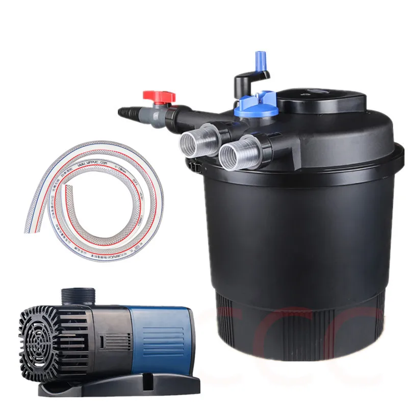 Рыбоводный пруд CPF-2500 CPF-5000 CPF-10000 CPF-15000 CPF-20000 CPF-30000 CPF-50000 пруд Плавательный Бассейн Фильтр bio давления с УФ-фильтром - Цвет: CPF-20000 a set