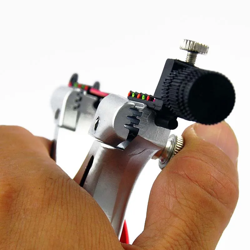 

Powerful Zinc Alloy Multiple Sight Systems+Light Slingshot For Hunting Shooting Slingshot+Rubber Band Catapult