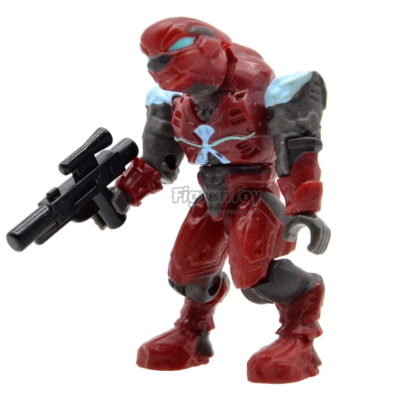 1 Piece MB36 Одиночная Halo Wars Warriors Монстры люди Спартанские игры ковенанты пушки солдаты строительные блоки кирпичи игрушки для детей - Цвет: 1 Piece MB36