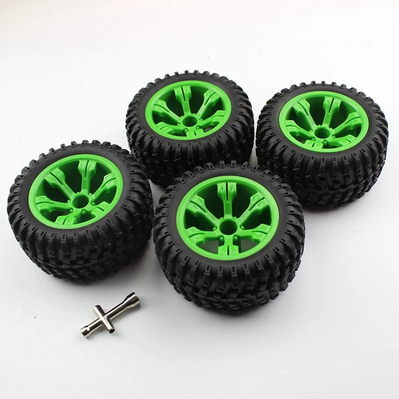 

4Pcs Rubber Hub Wheel Rim Widened Tire Tyre Upgrade Parts for WLtoys RC Car Accessory 12428