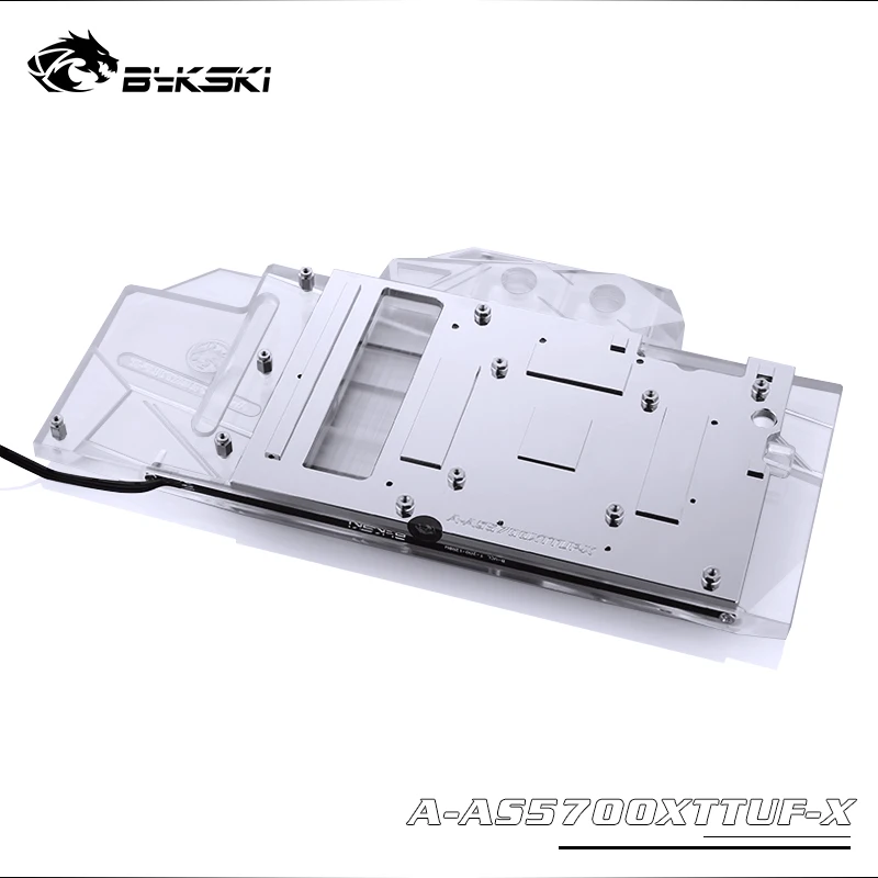 Водяной блок Bykski для ASUS TUF3 RX5700XT O8G GAMING OC полное покрытие медная фотовспышка 3
