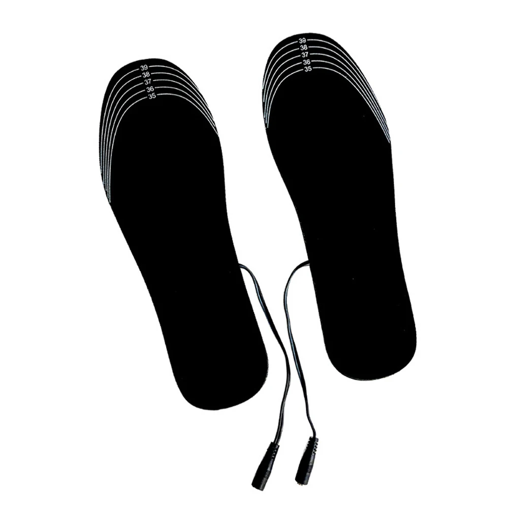 

USB Heating Insole Electric Heating Foot Warming Insole Chargings Heating Washable Cutable Size Insole Winter Outdoor Warm
