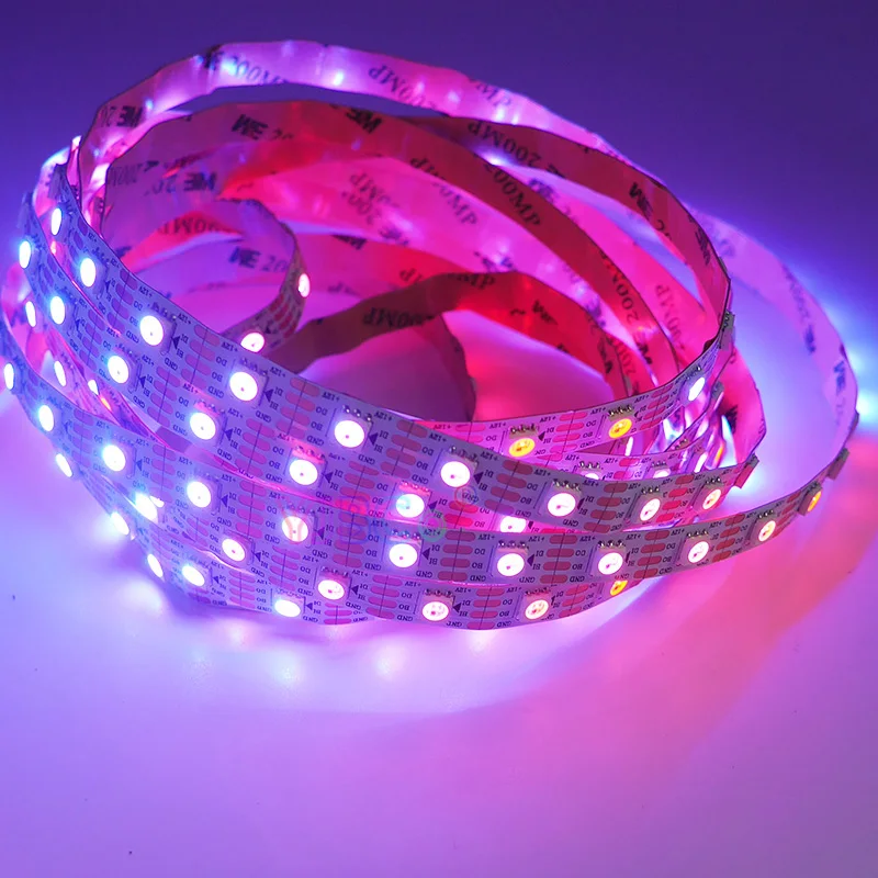 

led strip light DC12V 50m 10lot 5m/lot WS2815 IP30/IP65/IP67;Addressable Dual-signal Smart led strip tape;30/60 pixels/leds/m