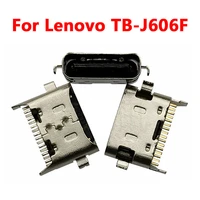5 50pcs micro usb type c connector jack charging dock port usb c socket female for lenovo tb j606f tablet pc type c power jack