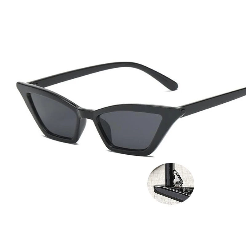 Очки солнцезащитные женские кошачий глаз модные брендовые дизайнерские