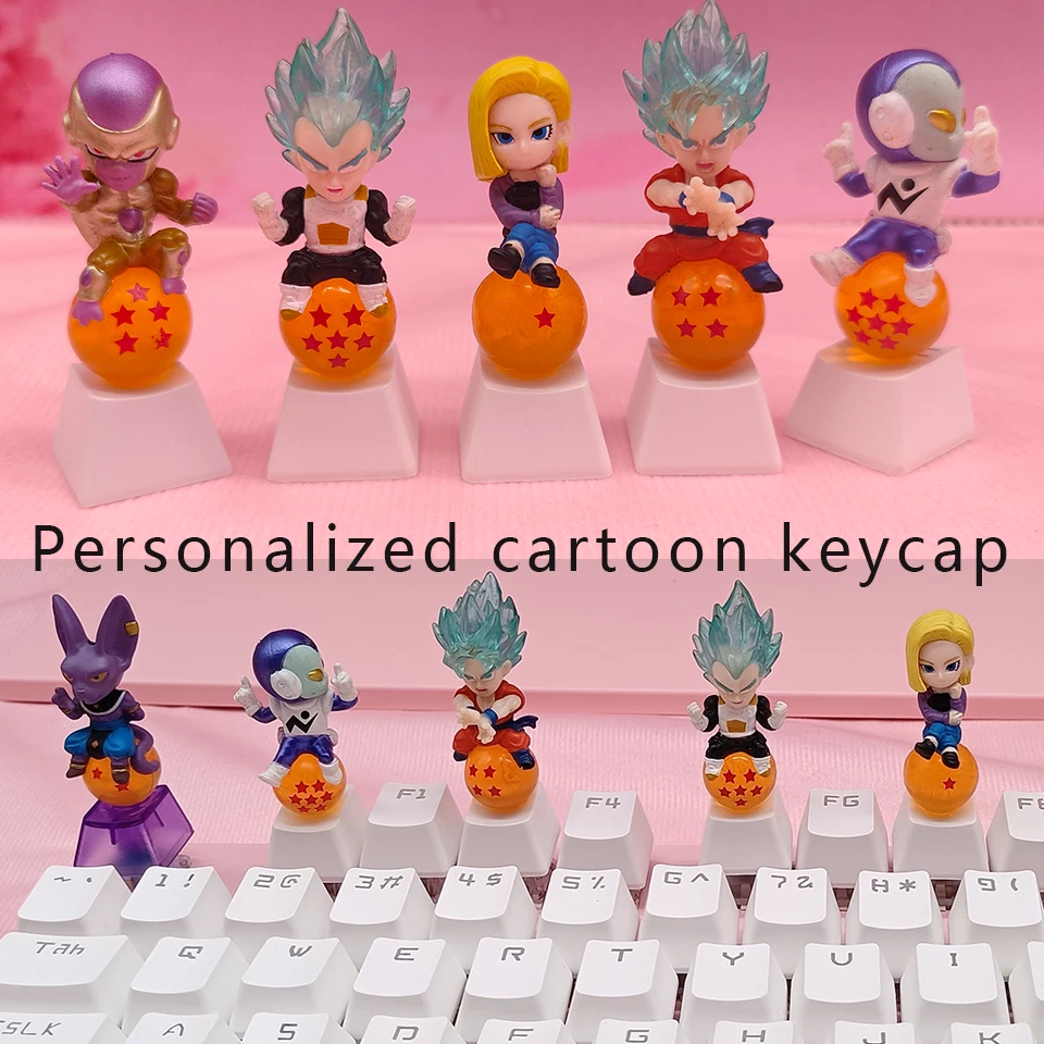 

Anime Cartoon Personalized PBT Keycaps For Mechanical Keyboard Gaming Decoration Accessories Custom Cute 1PC Diy Key Cap Cherry