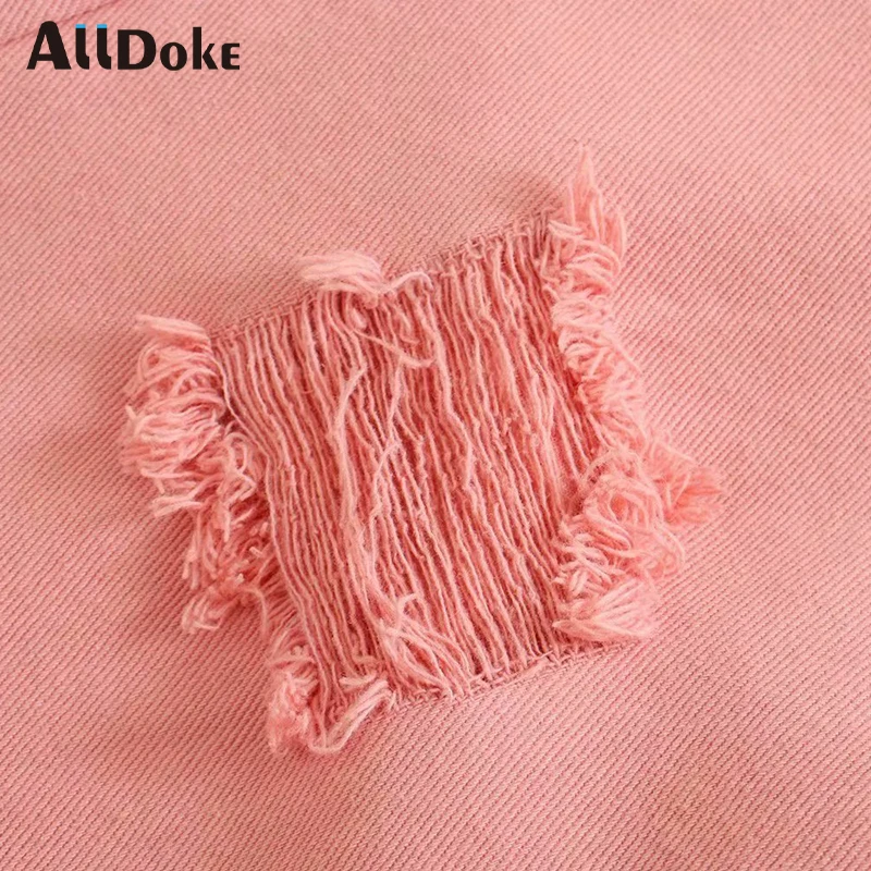 

ALLDOKE streetwear casual denim jumpsuits women summer high waist strap sleeveless ankle length pant ladies long rompers overall