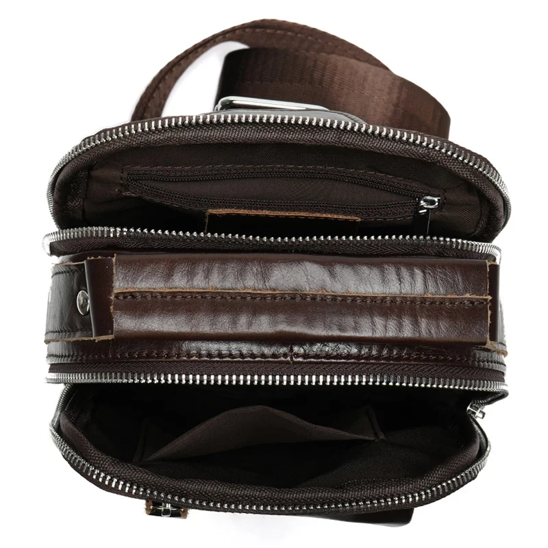 WESTAL мужские shouldr Сумка Слинг натуральная кожа мужская сумка через плечо для