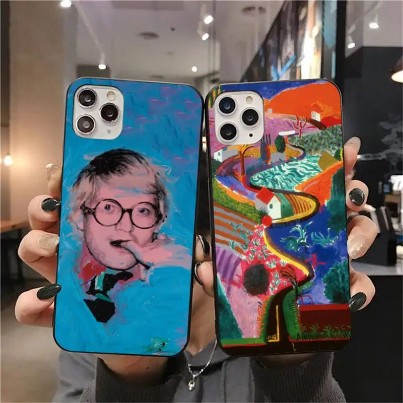 Чехол для телефона CUTEWANAN с изображением Давида хокни iPhone 11 pro XS MAX 8 7 6 6S Plus X 5S SE 2020