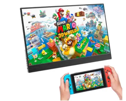 

15,6 портативный монитор 1080 IPS экран USB Type C HDMI дисплей для ПК ноутбука Ps4 Switch Xbox игровой монитор