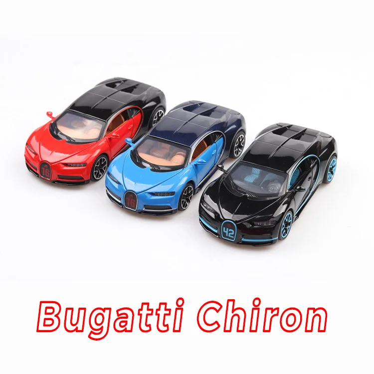 1:32 игрушечный автомобиль Bugatti Chiron металлическая игрушечная машинка из сплава