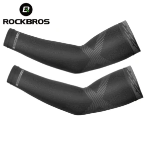 Велосипедные солнцезащитные рукава ROCKBROS с защитой от УФ-лучей, шелковые тканевые наружные рукава для баскетбола, волейбола, спортивные, фитнес-погреватели для рук