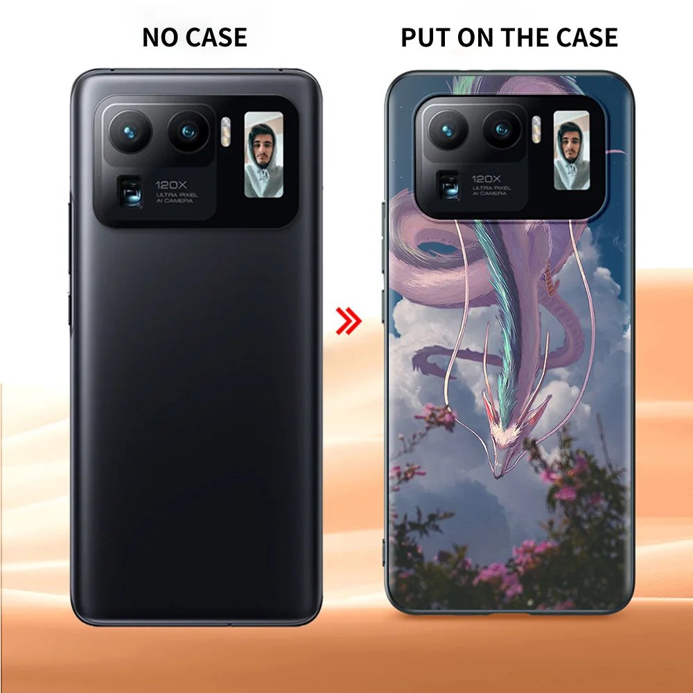 black soft cover for xiaomi mi poco x3 nfc 10t pro m3 11 note 10 lite 9 9t f3 a2 f1 silicone phone case anime spirited away capa free global shipping