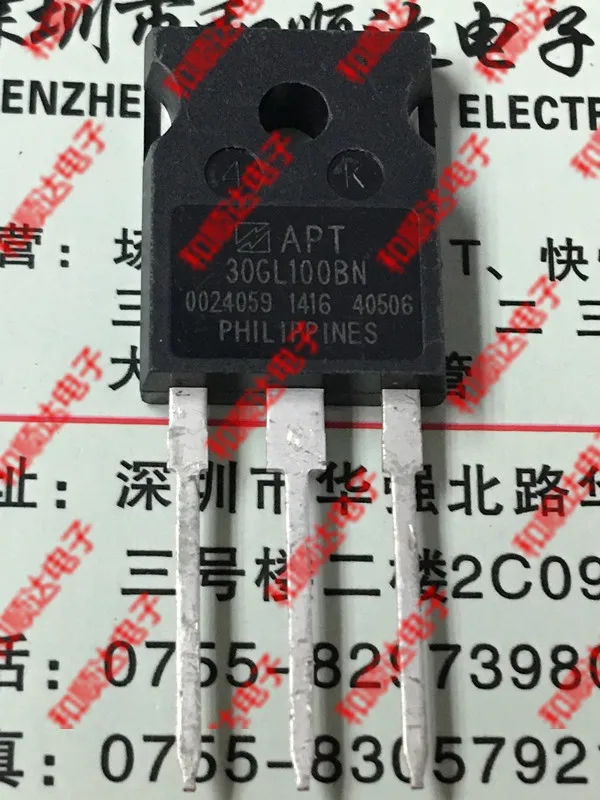 

10pcs/lot APT30GL100BN New stock TO-247 1000V 30A