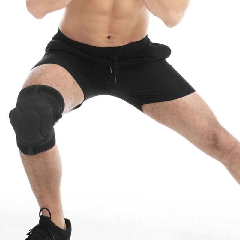 

Men And Women Elastic Exercise Fitness Anti - Fall Off Sponge Honeycomb Protection Outdoor Kneecaps