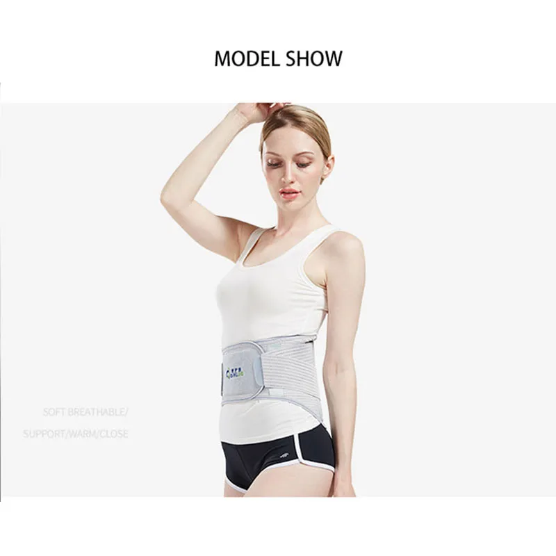 

Waist Support Belt High Quality Breathable Warm Fabric Trapezoidal Structure Manganese Steel Plate To Correct Waist Posture