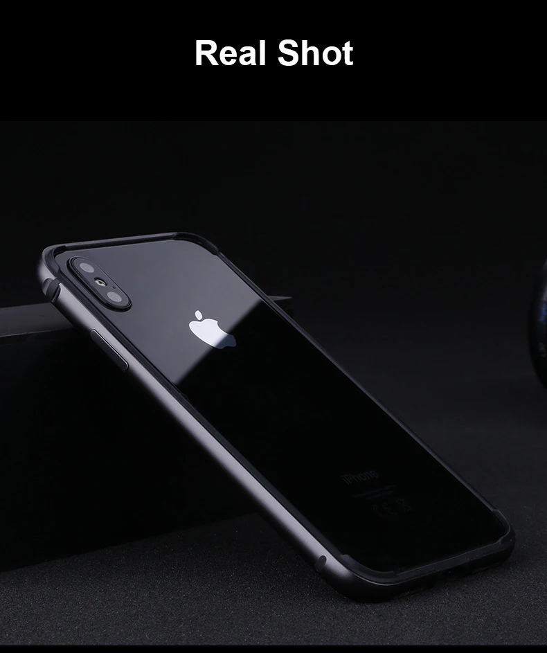 Lofter алюминиевый бампер для iPhone X металлическая рамка Полная защита чехол сплошной цвет чехол для телефона TPU силиконовый чехол Capinha Coque