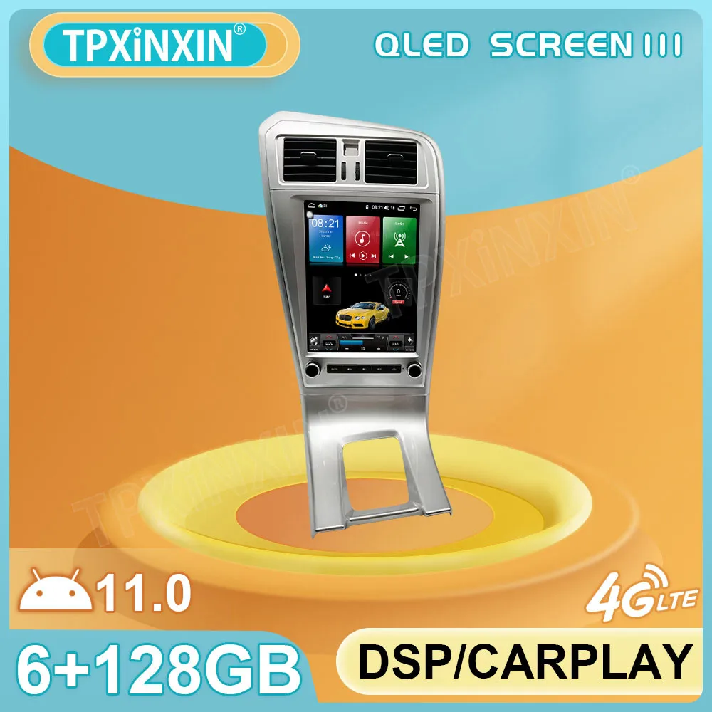 

Автомобильный мультимедийный плеер Tesla, 6 ГБ + 11,0 ГБ, Android 128, для Volvo XC60 2009 - 2017