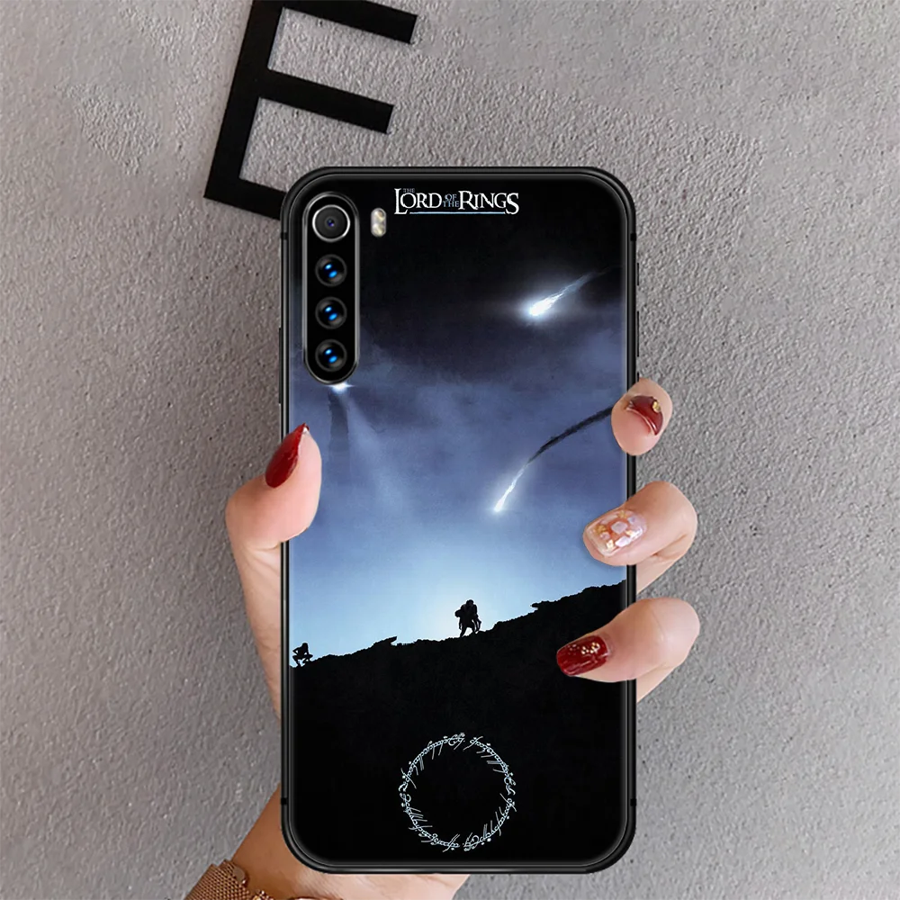 

Ring Movie Fantasy Novel Phone Case Cover For Xiaomi Redmi Note 7 7A 8 8T 9 9S 9A 10 K30 Pro Ultra Black Silicone Cover