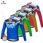 Новая зимняя теплая флисовая рубашка с длинными рукавами, Мужская велосипедная Джерси, Спортивная ветрозащитная Спортивная одежда для велоспорта