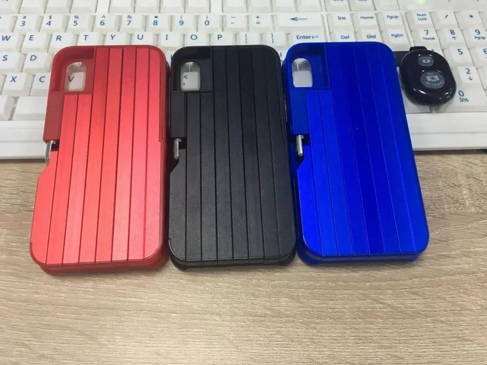 Чехол для селфи палки iPhone 6/7/8 Plus XS X 3 в 1 чехол с перезаряжаемой беспроводной Bluetooth