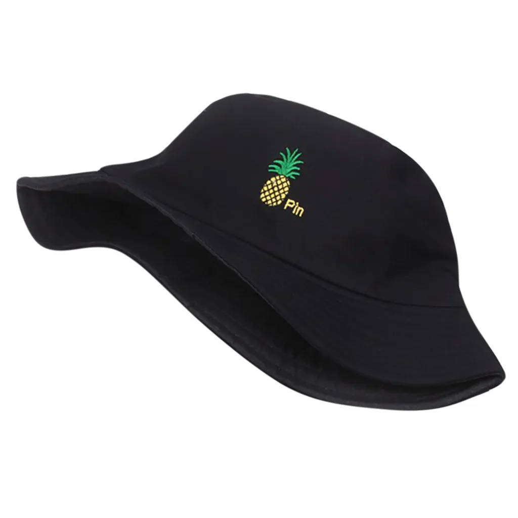 

Women Men Sun Hats Pineapple Pattern Fisherman Hat Fashion Wild Protection Cap Outdoors Sunmer Suncreen Sun Hats Fisherman Hats