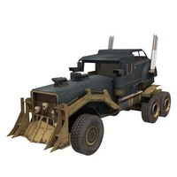 mad max war rig 125 3d paper model car diy puzzle game prototype home decoration classic restoration medium to high difficulty