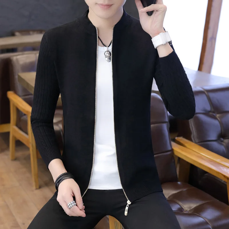 Мужской повседневный трикотажный свитер Мужская одежда новинка 2019 мужские